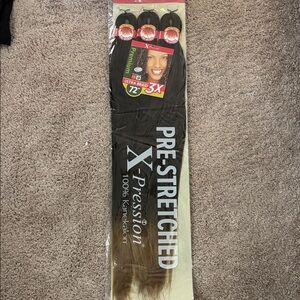 Pre-Stretched Outre X-Pression Ultra Braid Hair Extensions - Color 2T1B/27